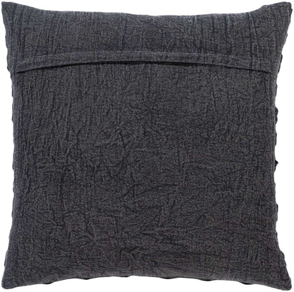 Lochristi Black Pillow Cover