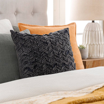 Lochristi Black Pillow Cover
