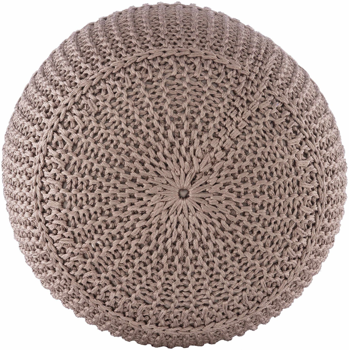 Pulkau Taupe Pouf