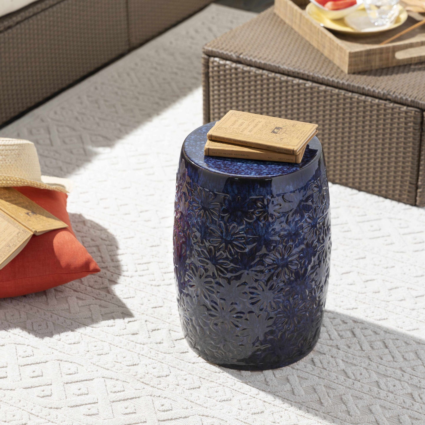 Rottenbach Blue End Table