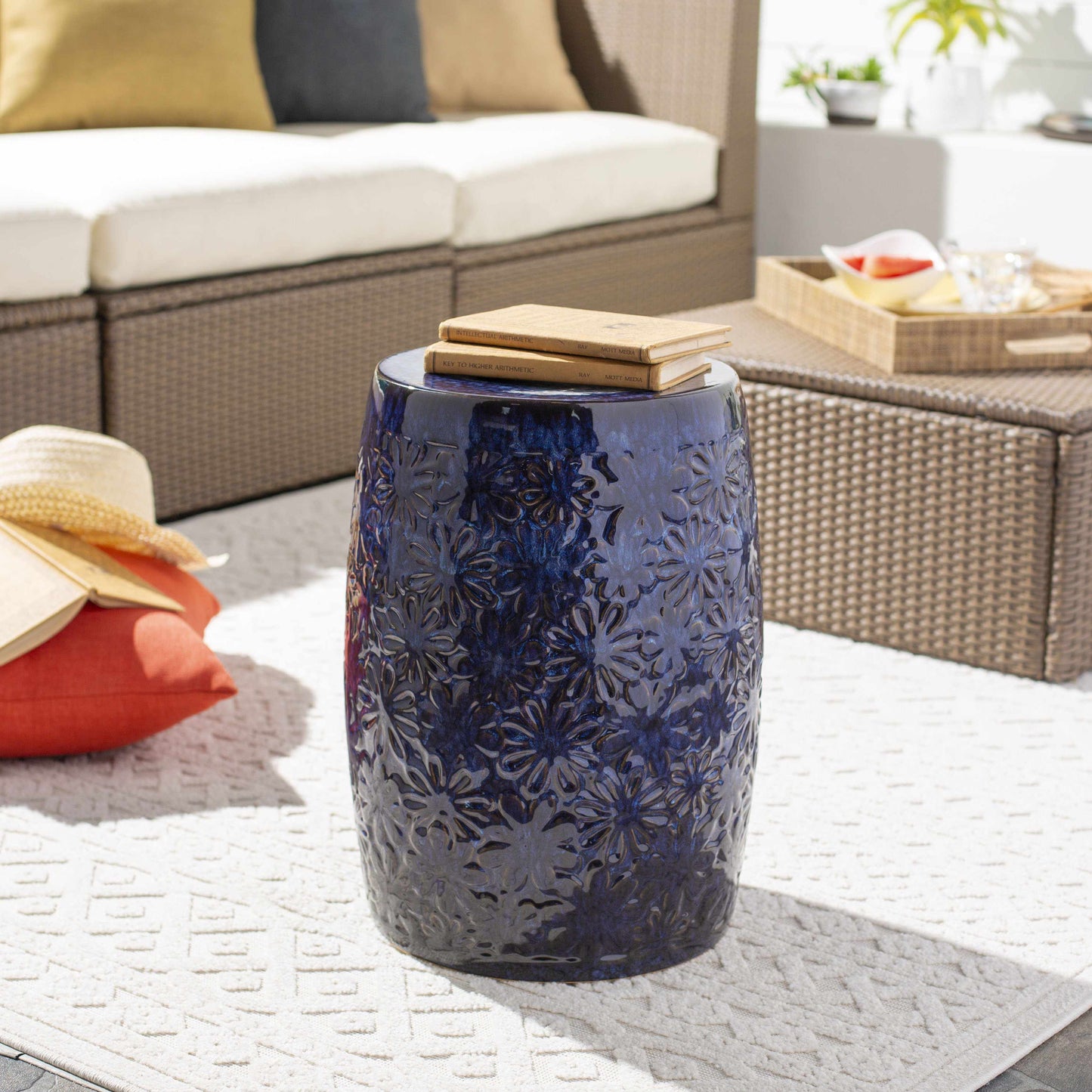 Rottenbach Blue End Table
