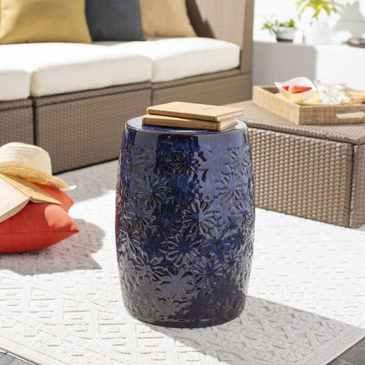 Rottenbach Blue End Table