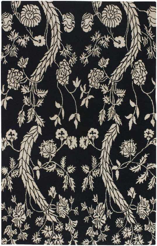 Dundee Modern Black/Cream Area Rug