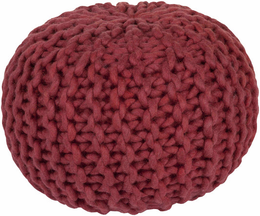 Haidershofen Bright Red Pouf