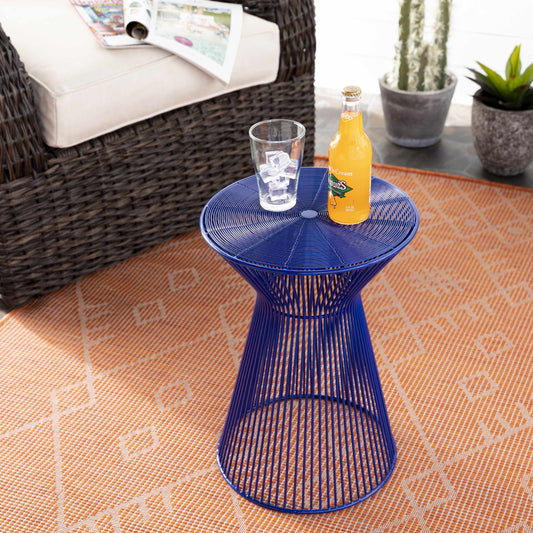 Tiefgraben Dark Blue End Table