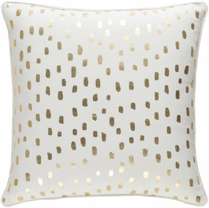 Lessines Metallic Gold Pillow Cover