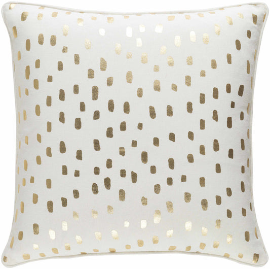 Lessines Metallic Gold Pillow Cover