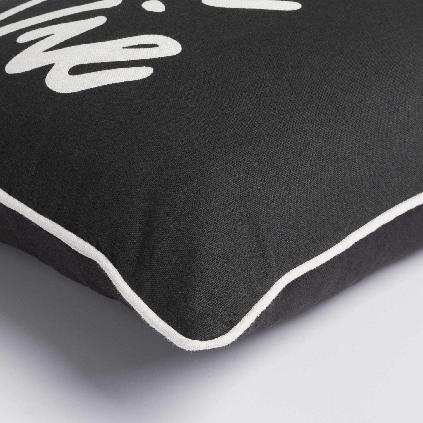Mettet Black Pillow Cover