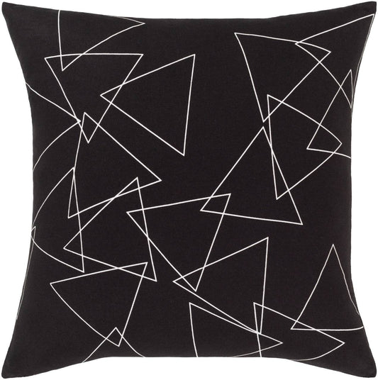 Ohey Black Pillow Cover