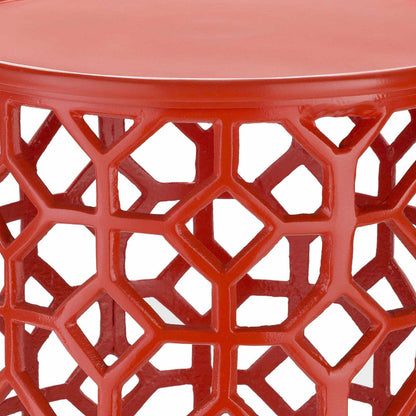 Steyregg Bright Orange End Table