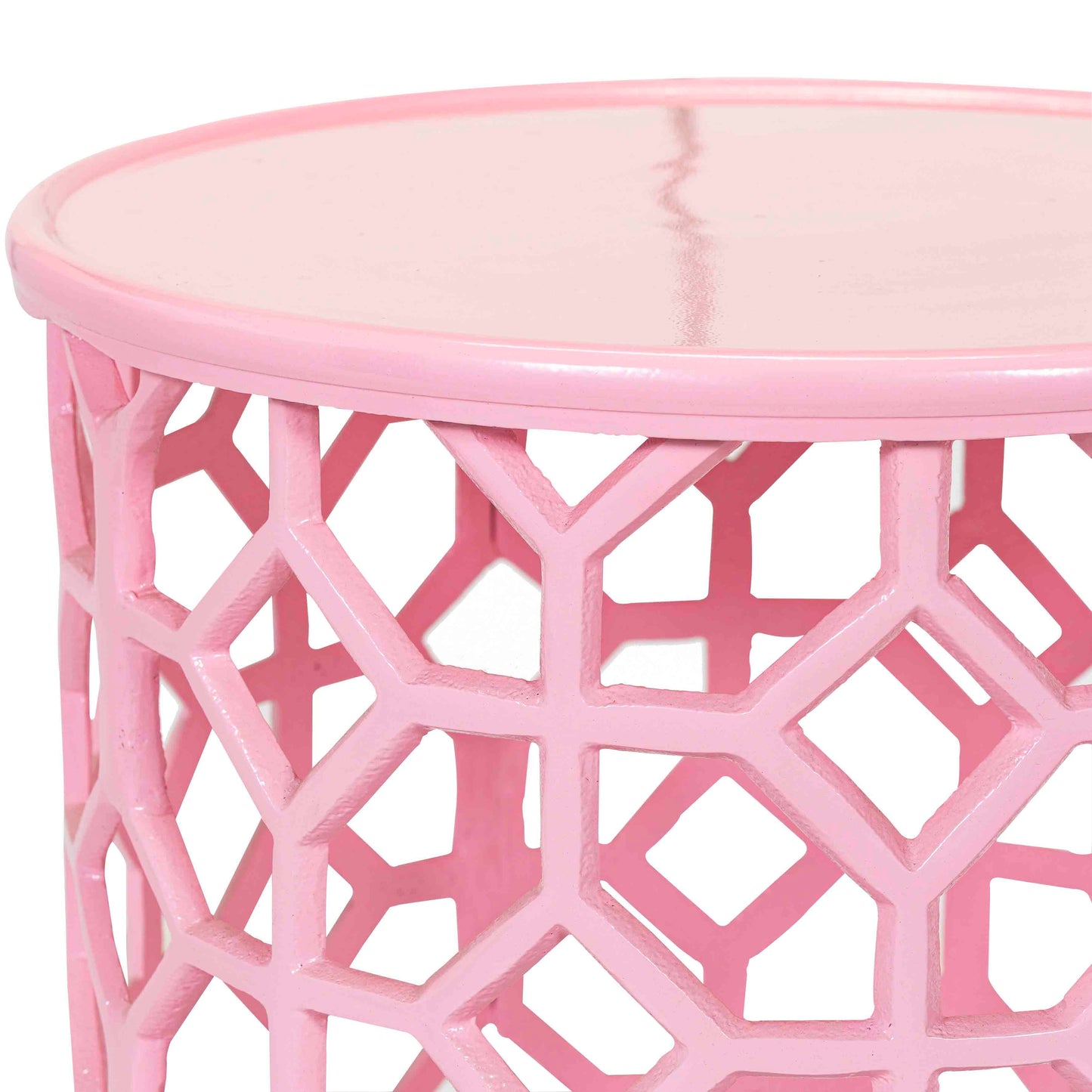 Steyregg Pastel Pink End Table