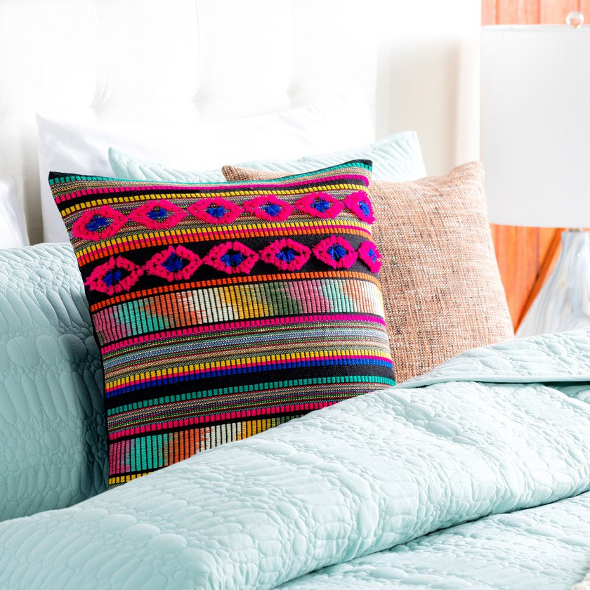 Pepinster Bright Pink Pillow Cover