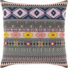 Peruwelz Black Pillow Cover