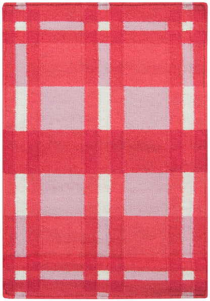 Gilbertown Modern Red Area Rug