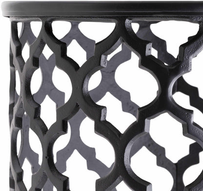 Pram Black End Table