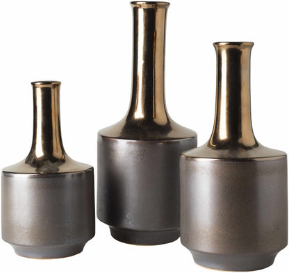Tervel Charcoal Vase