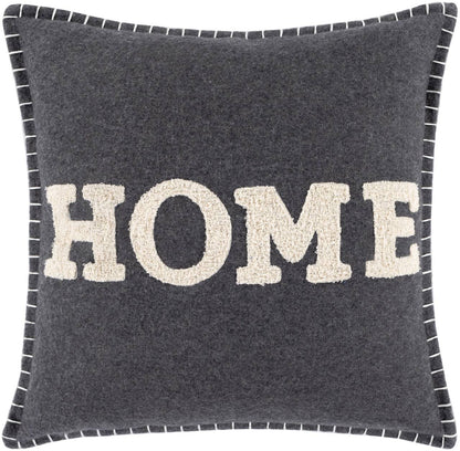 Niederneukirchen Charcoal Pillow Cover