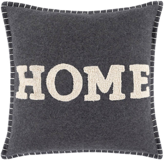 Niederneukirchen Charcoal Pillow Cover