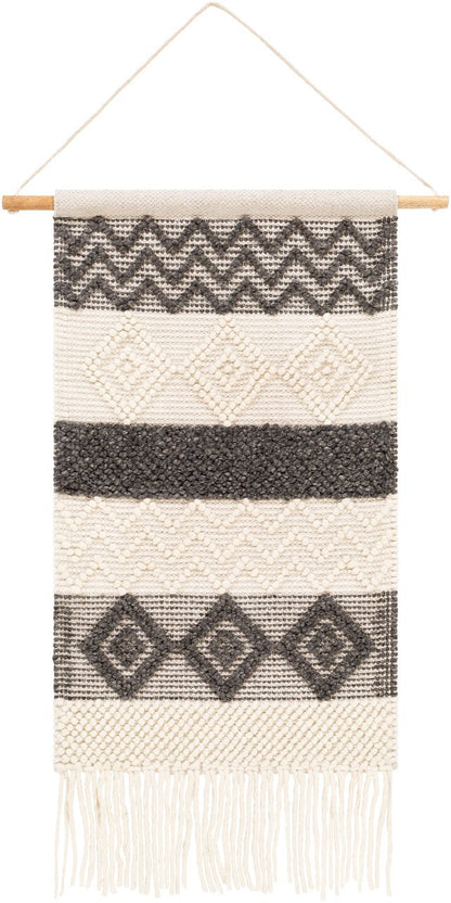 Flaurling Charcoal Wall Hanging