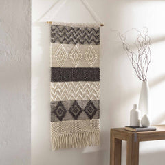 Flaurling Charcoal Wall Hanging