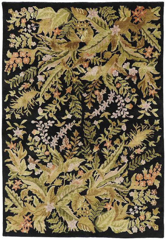 Hapeville Modern Black Area Rug