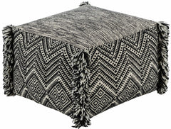 Retzbach Black Pouf