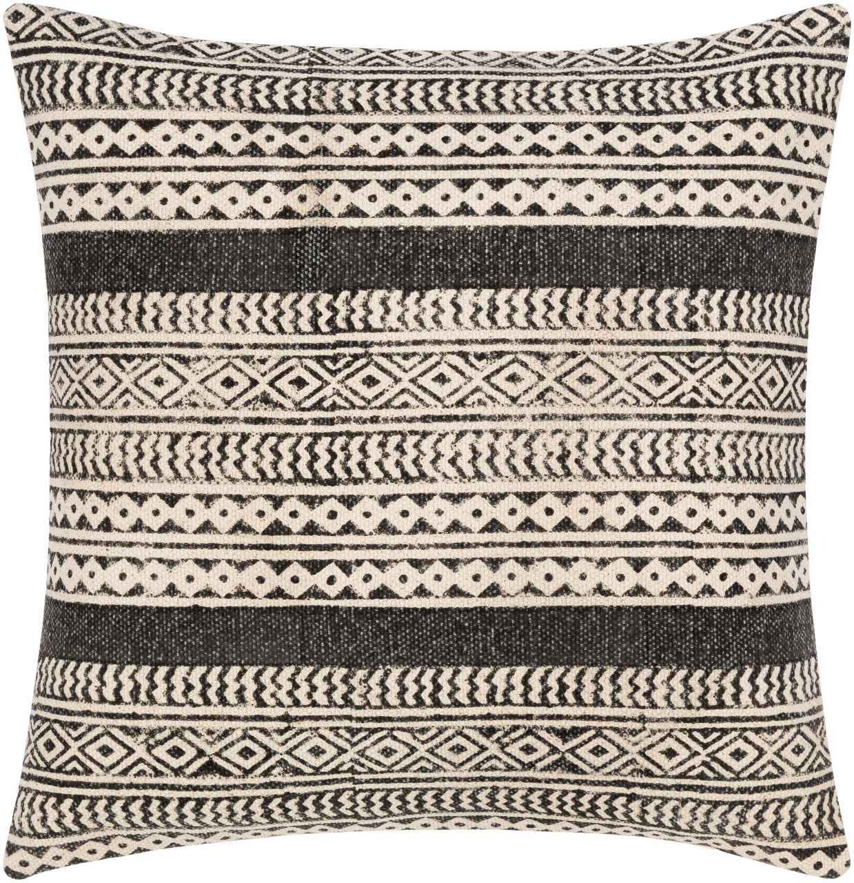 Sarleinsbach Black Pillow Cover