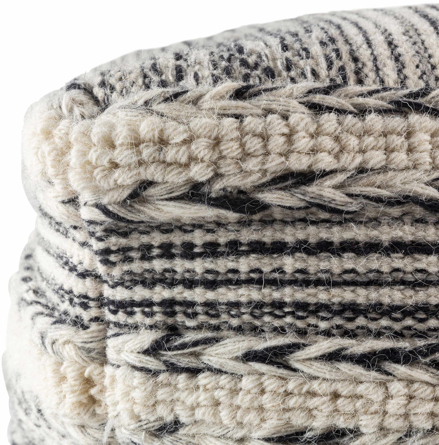 Raxendorf Black Pouf