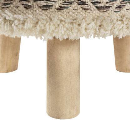 Vorchdorf Cream Ottoman
