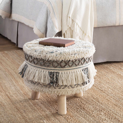Vorchdorf Cream Ottoman