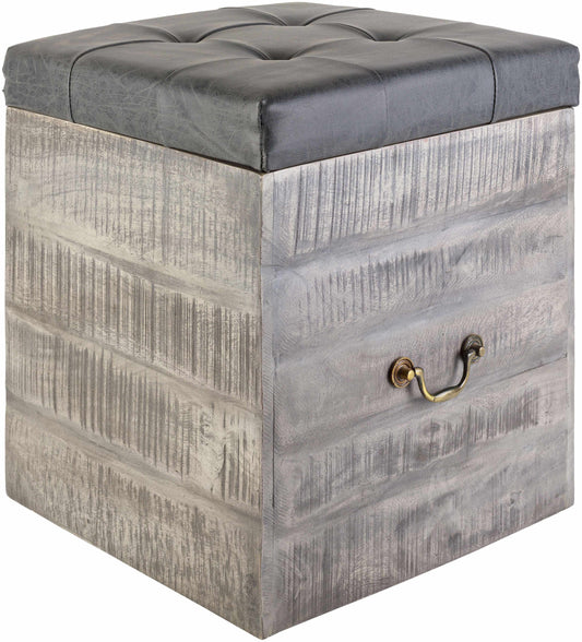 Niederthalheim Charcoal Ottoman