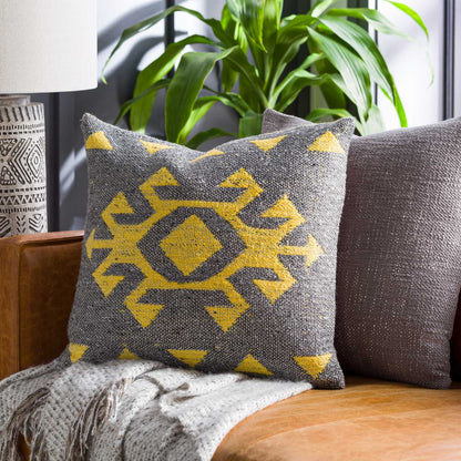 Elsbethen Charcoal Pillow Cover