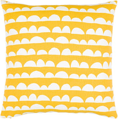 Achthoven Bright Yellow Pillow Cover