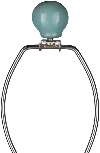 Fischer Traditional Teal Table Lamp