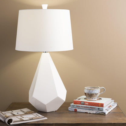 Weber Modern White Table Lamp