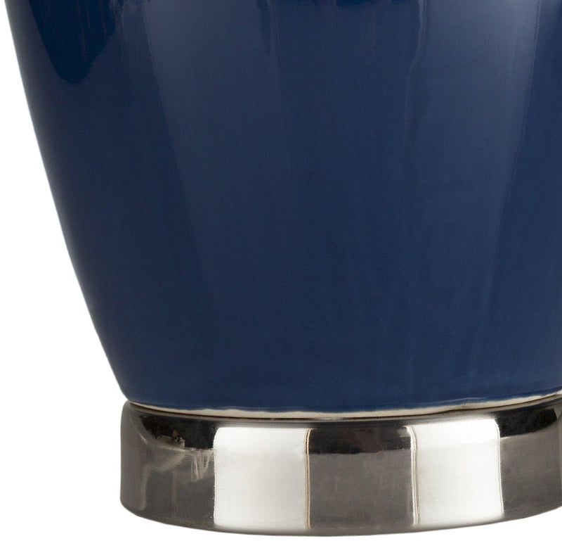 Mariazell Traditional Navy Table Lamp