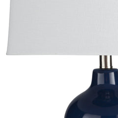 Mariazell Traditional Navy Table Lamp
