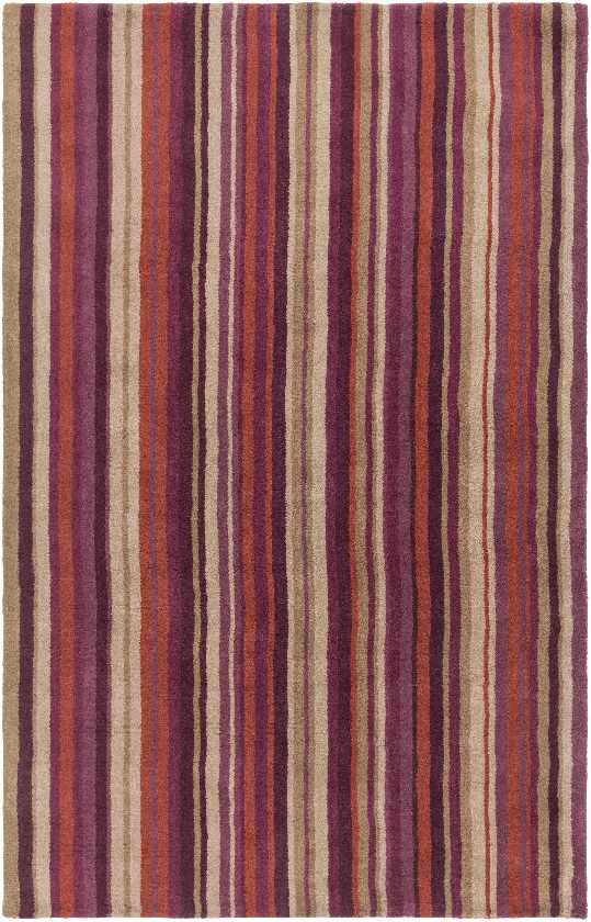 Livermore Modern Eggplant Area Rug