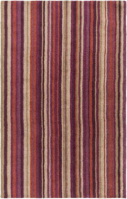Livermore Modern Eggplant Area Rug