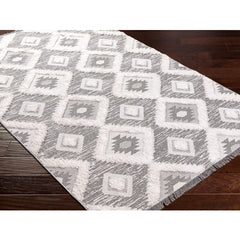 Surya Morocotton Cotton Black Rectangular Indoor Rustic Are Rug