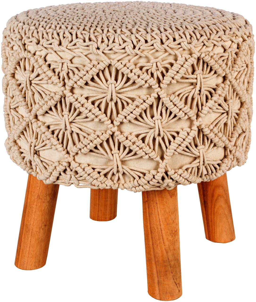 Kausala Cream Ottoman