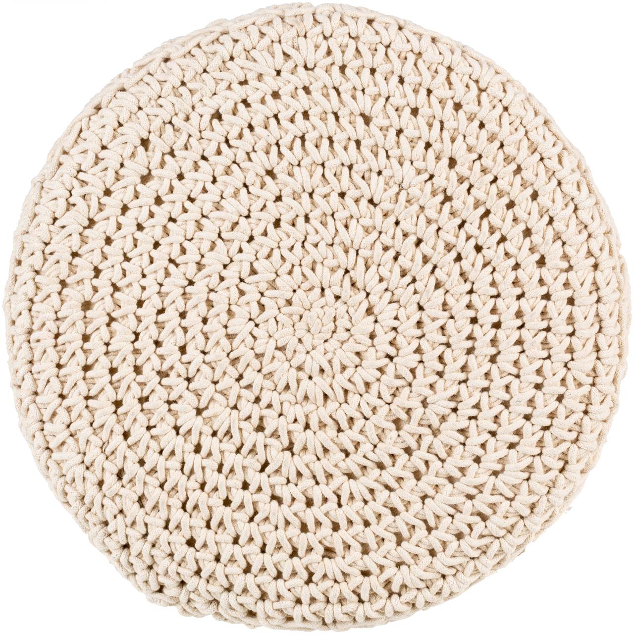 Kausala Cream Ottoman