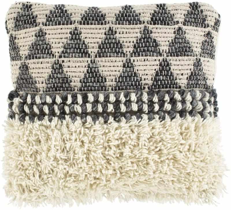 Overberg Black Pillow Cover