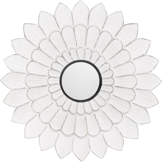Heveadorp Traditional White Wall Mirror