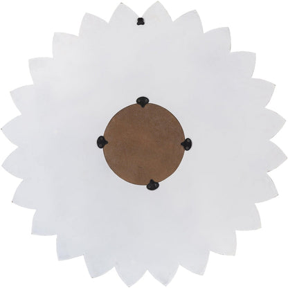 Heveadorp Traditional White Wall Mirror