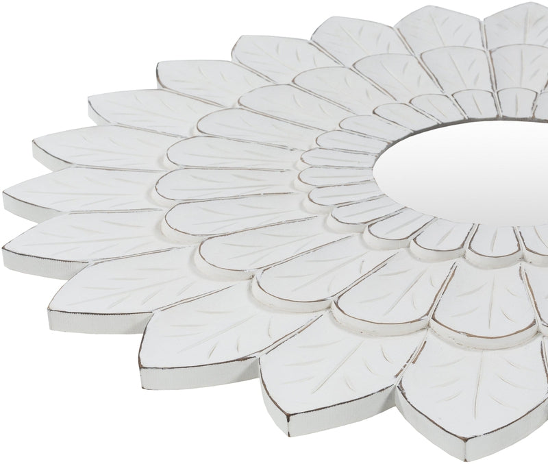 Heveadorp Traditional White Wall Mirror