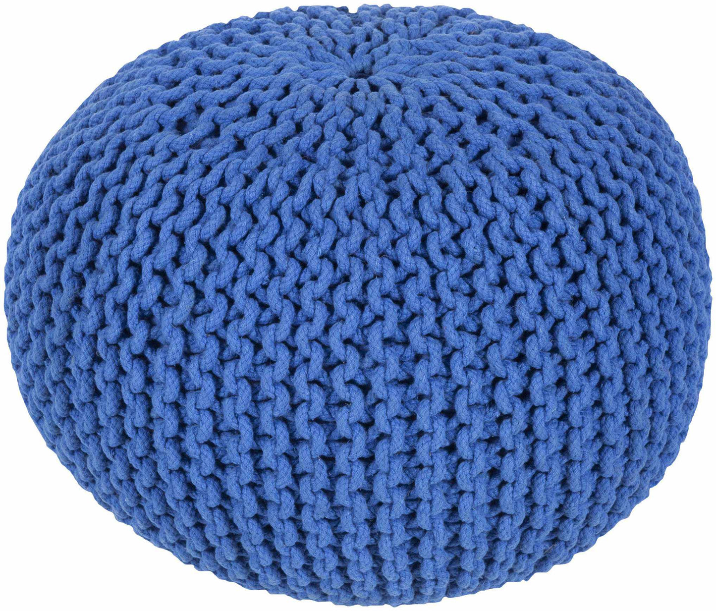 Harmannsdorf Bright Blue Pouf
