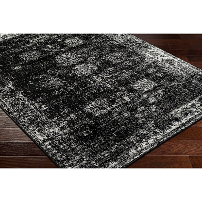 Yevette Traditional Black Area Rug
