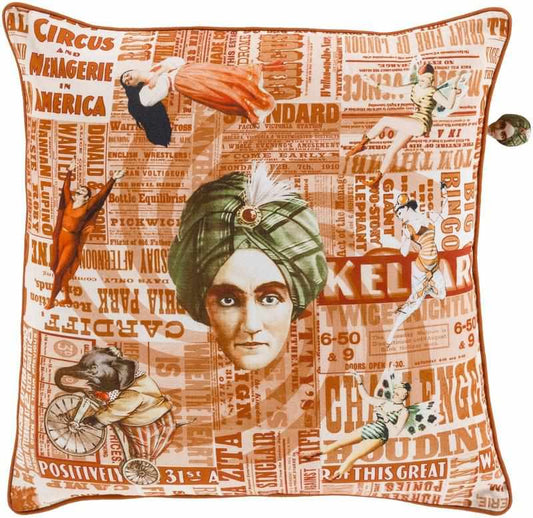 Themaat Burnt Orange Pillow Cover