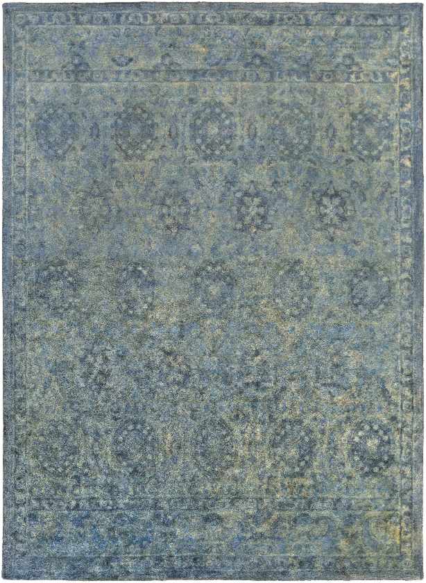 Didier Traditional Aqua Area Rug